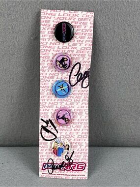 Rare Pure NRG Y2K Christian Pop Group SIGNED Collectible Pin Set (Pure Energy)